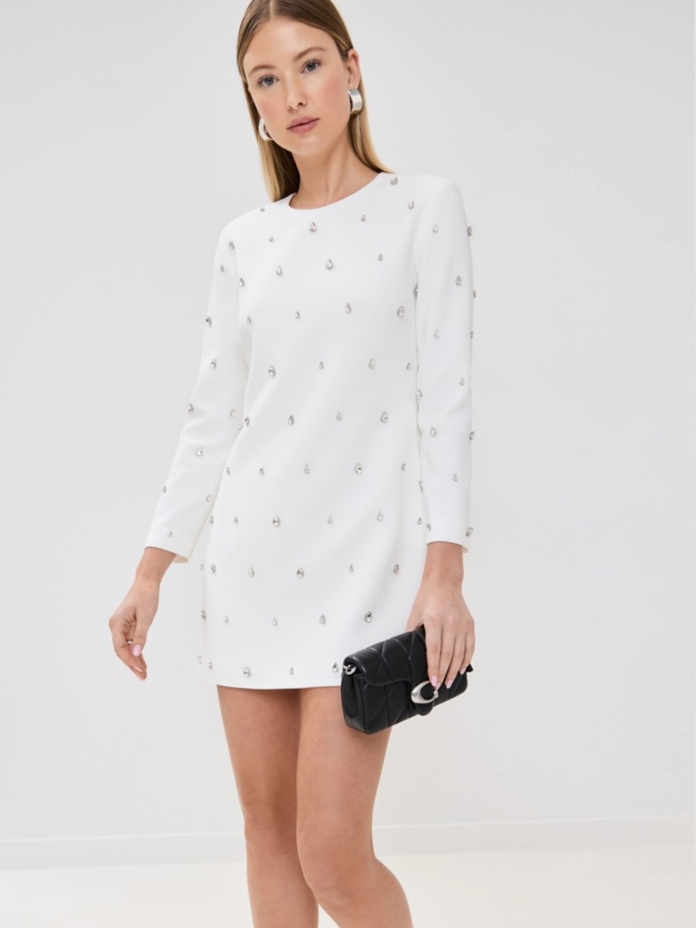 A.L.C. Kenna gem embellished mini dress